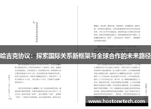 哈吉克协议：探索国际关系新框架与全球合作的未来路径